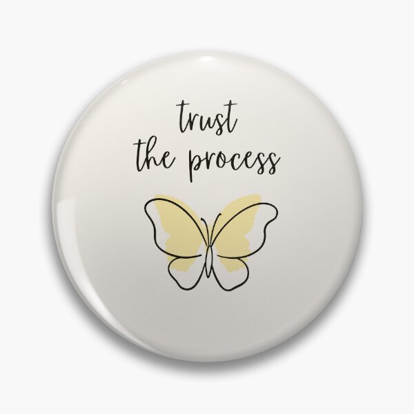 Item preview, Trust the Process Butterfly Line Art designed and sold by GemsAnatomy.