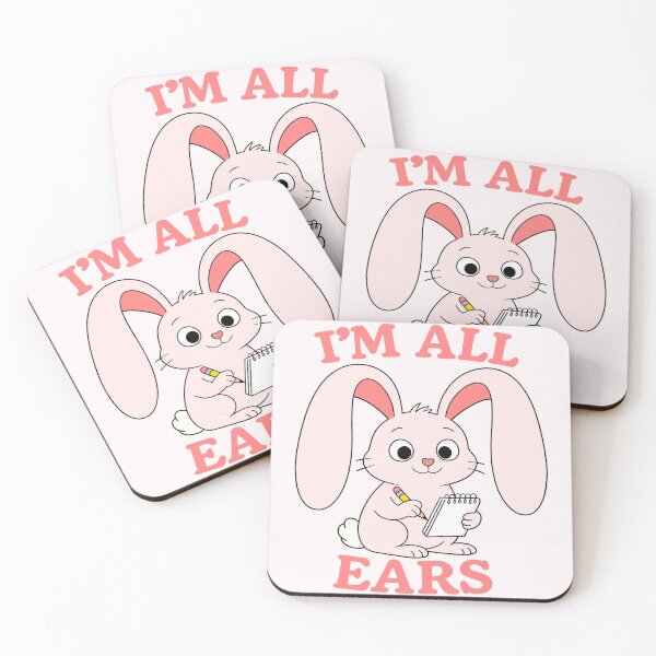 Item preview, I’m All Ears - Attentive Bunny Rabbit designed and sold by Regal Rev.