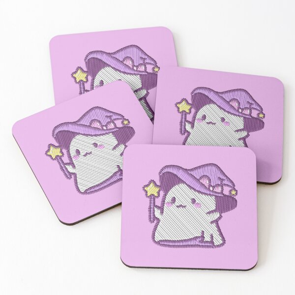 Item preview, Kawaii Witch Ghost Embroidery Patch Sticker designed and sold by · GAMING SOUL ·.