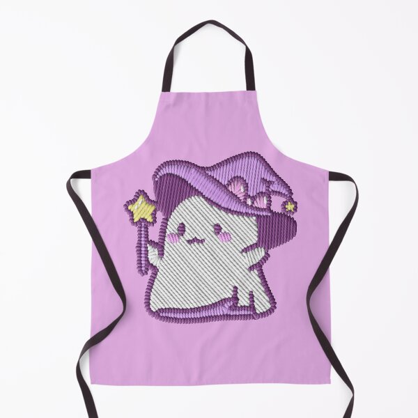 Item preview, Kawaii Witch Ghost Embroidery Patch Sticker designed and sold by · GAMING SOUL ·.