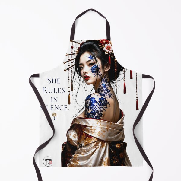 Item preview, She Rules in Silence. | Neo Edo Oiran Art Print designed and sold by Neo Edo Studio.