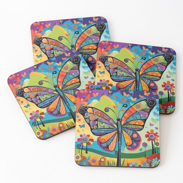 Item preview, Abstract Fantasy Butterfly Color Bloom designed and sold by FotoworldEdel.