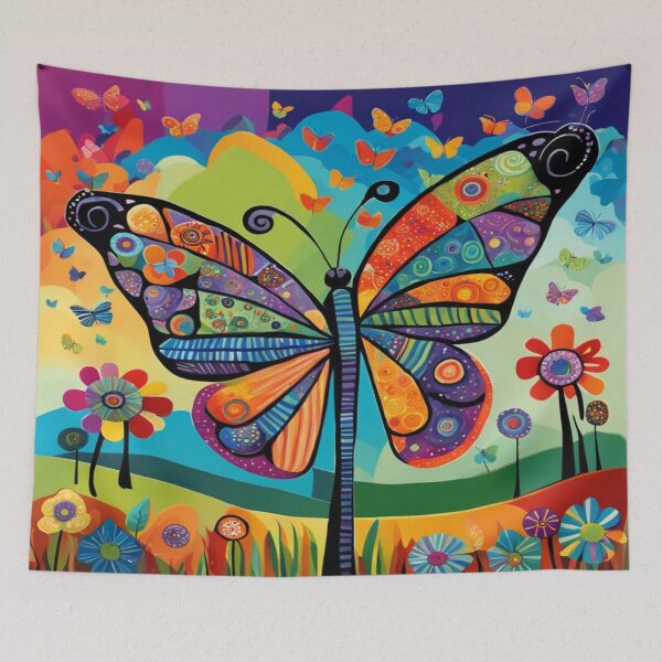 Item preview, Abstract Fantasy Butterfly Color Bloom designed and sold by FotoworldEdel.