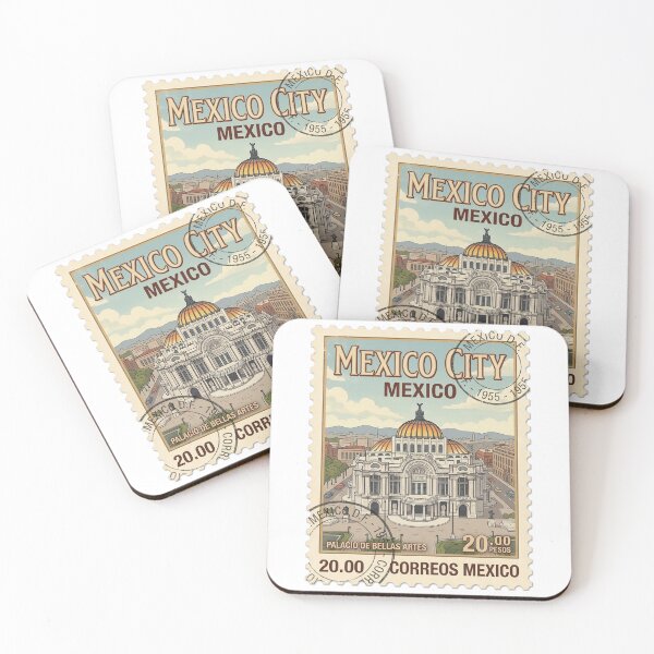 Item preview, Mexico City Palacio De Bellas Artes Travel Stamp designed and sold by k3rstman1.
