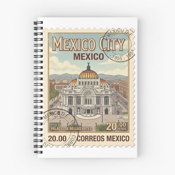 Item preview, Mexico City Palacio De Bellas Artes Travel Stamp designed and sold by k3rstman1.
