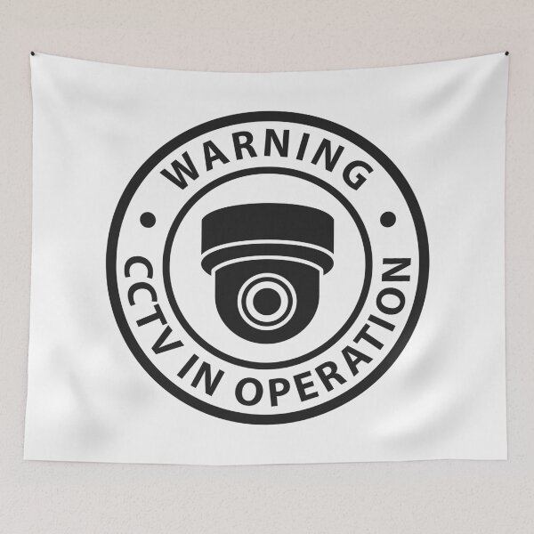 Item preview, Warning CCTV Camera In Operation Sign designed and sold by VectorForge Studio.