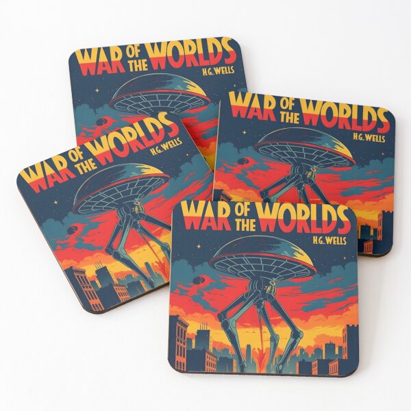 Item preview, Poster A Vintage Poster of The War of the Worlds by H.G.Wells designed and sold by CindyHiks.
