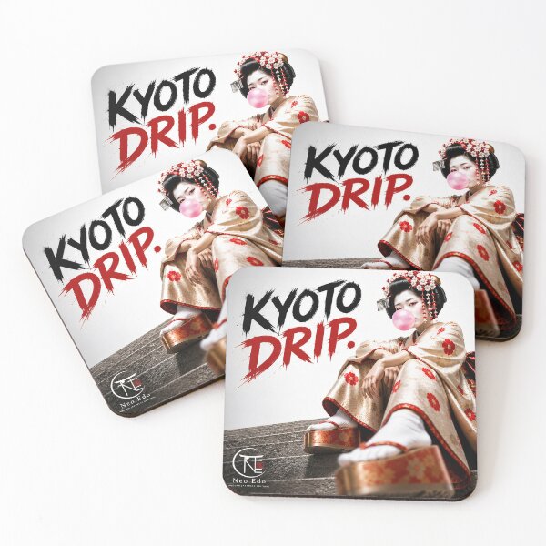 Item preview, KYOTO DRIP. | Modern Maiko Street Art designed and sold by Neo Edo Studio.