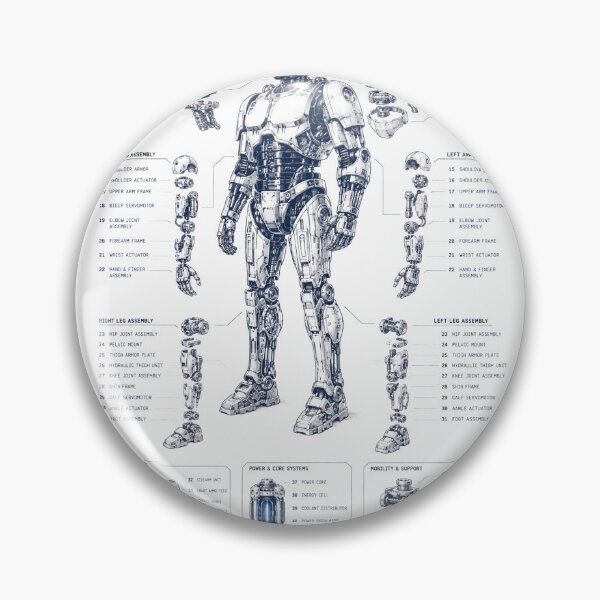 Item preview, ROBOCOP| 80s Sci-Fi Technical Schematic designed and sold by MAMPYBASS.