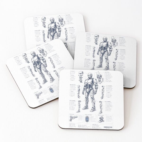 Item preview, ROBOCOP| 80s Sci-Fi Technical Schematic designed and sold by MAMPYBASS.