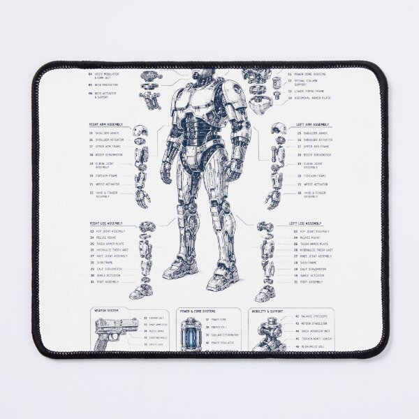Item preview, ROBOCOP| 80s Sci-Fi Technical Schematic designed and sold by MAMPYBASS.