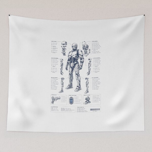 Item preview, ROBOCOP| 80s Sci-Fi Technical Schematic designed and sold by MAMPYBASS.