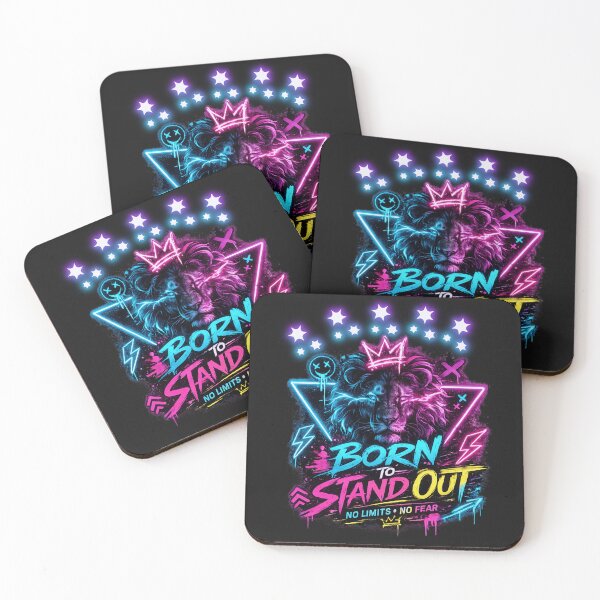 Item preview, Neon Lion Streetwear | Born To Stand Out designed and sold by CREATIVE HIVE.