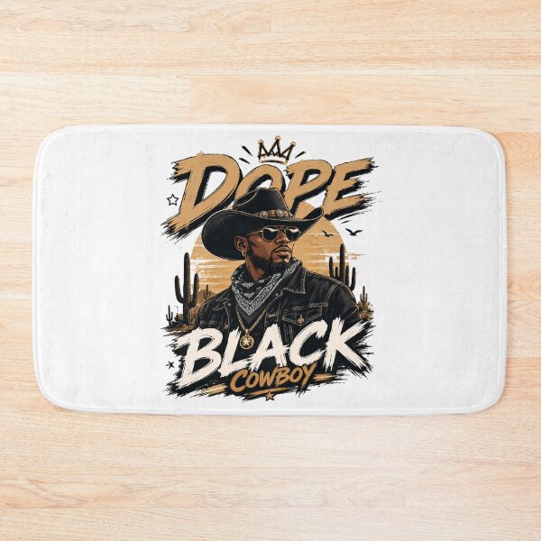 Item preview, Dope Black Cowboy T-Shirt – Cool Western Streetwear Graphic Tee Urban Cowboy Style designed and sold by Artimax-Studio.