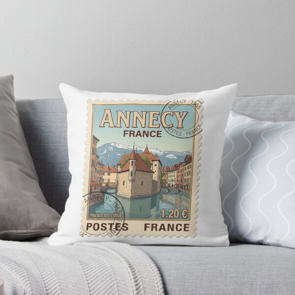 Item preview, Annecy France Palais De L'Isle Vintage Travel Stamp designed and sold by k3rstman1.
