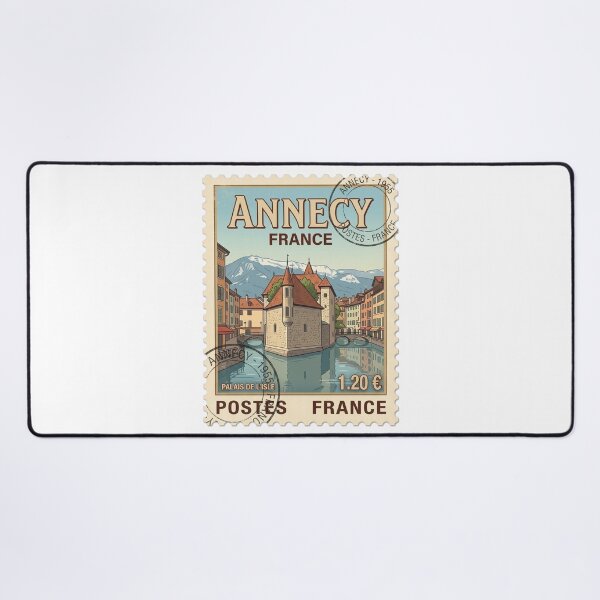 Item preview, Annecy France Palais De L'Isle Vintage Travel Stamp designed and sold by k3rstman1.