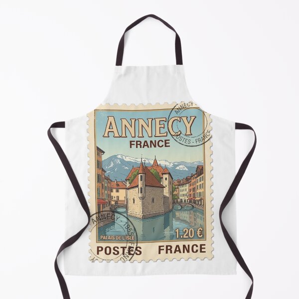 Item preview, Annecy France Palais De L'Isle Vintage Travel Stamp designed and sold by k3rstman1.