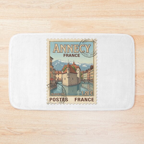 Item preview, Annecy France Palais De L'Isle Vintage Travel Stamp designed and sold by k3rstman1.