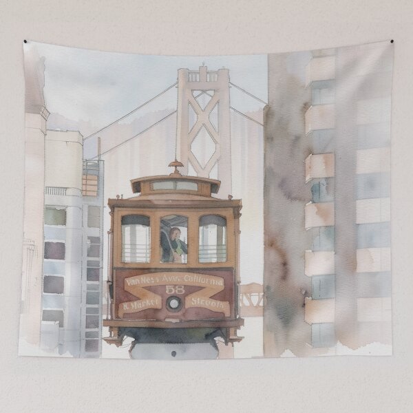 Item preview, Beneath the Bay Bridge designed and sold by RdeB.