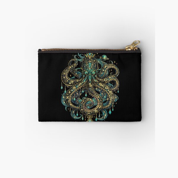 Item preview, Cosmic Zodiac Octopus | Celestial Sea Monster | Mystical Astrology Ocean Art designed and sold by irfanshikh.