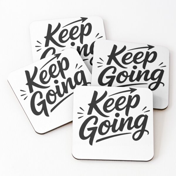 Item preview, Keep Going Handwritten Script designed and sold by Eshoponline24.