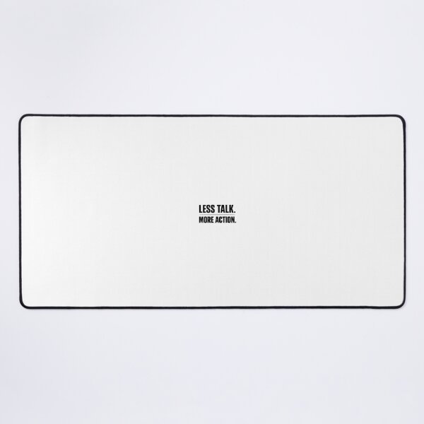 Item preview, Less Talk More Action – Motivational Minimalist Typography T-Shirt designed and sold by PrintoraDesign.
