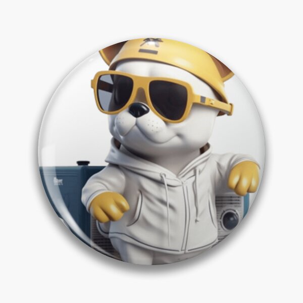 Item preview, Cool 3D French Bulldog with Sunglasses & Retro Radio designed and sold by ArhaanFashions.