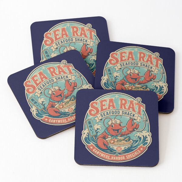 Item preview, Ganymede Sea Rat Seafood Shack Emblem designed and sold by agearb.