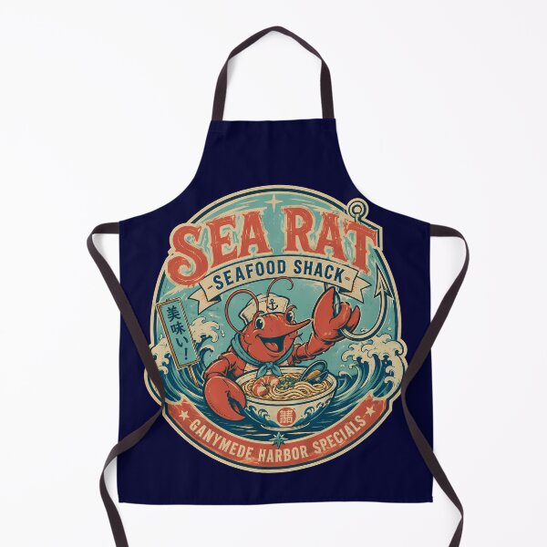 Item preview, Ganymede Sea Rat Seafood Shack Emblem designed and sold by agearb.
