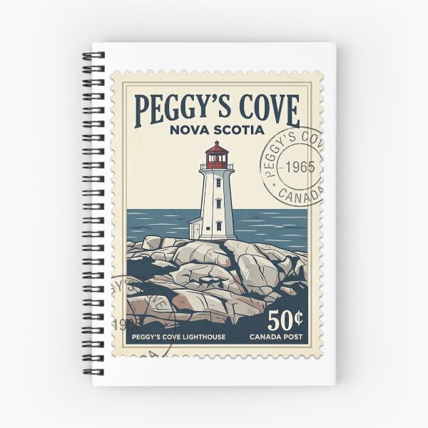 Item preview, Vintage Peggy's Cove Lighthouse Canada Travel Stamp designed and sold by k3rstman1.