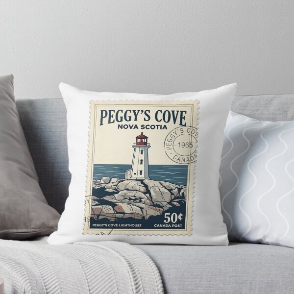 Item preview, Vintage Peggy's Cove Lighthouse Canada Travel Stamp designed and sold by k3rstman1.