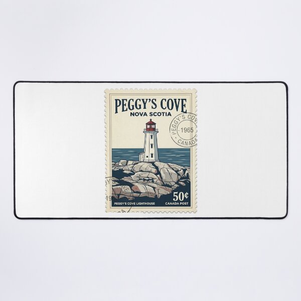 Item preview, Vintage Peggy's Cove Lighthouse Canada Travel Stamp designed and sold by k3rstman1.