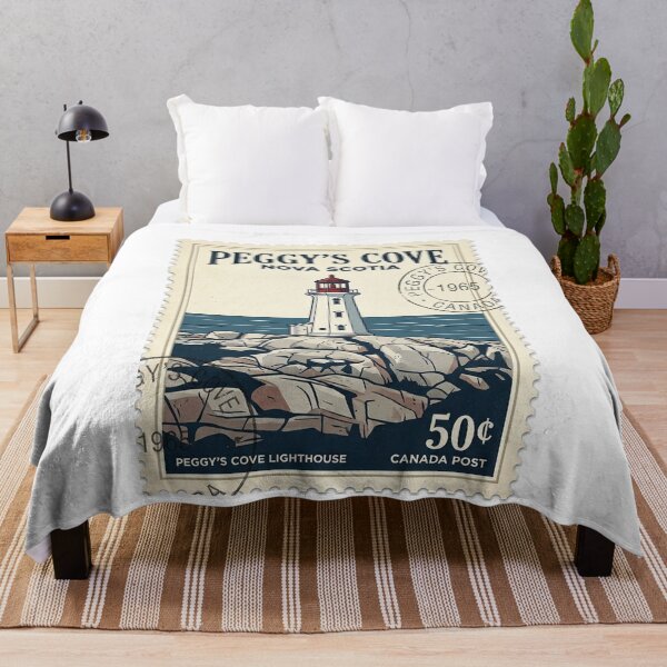 Item preview, Vintage Peggy's Cove Lighthouse Canada Travel Stamp designed and sold by k3rstman1.
