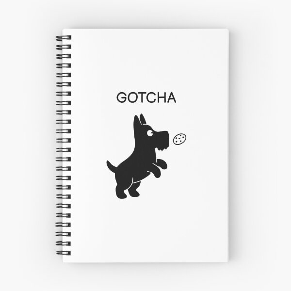 Item preview, Gotcha Funny Black Dog Sticker designed and sold by FUEGO & NOX.