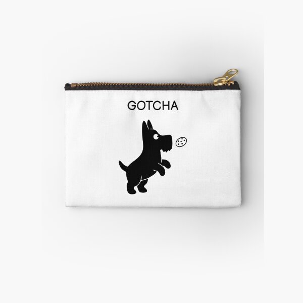 Item preview, Gotcha Funny Black Dog Sticker designed and sold by FUEGO & NOX.