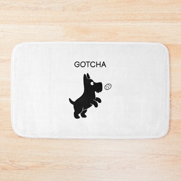Item preview, Gotcha Funny Black Dog Sticker designed and sold by FUEGO & NOX.