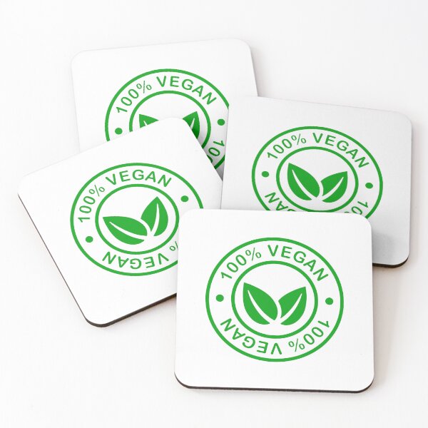Item preview, 100 Percent Vegan Green Badge Sticker designed and sold by VectorForge Studio.