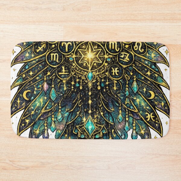 Item preview, Celestial Zodiac Raven | Mystic Astrology Bird | Cosmic Fantasy Gothic Art designed and sold by irfanshikh.