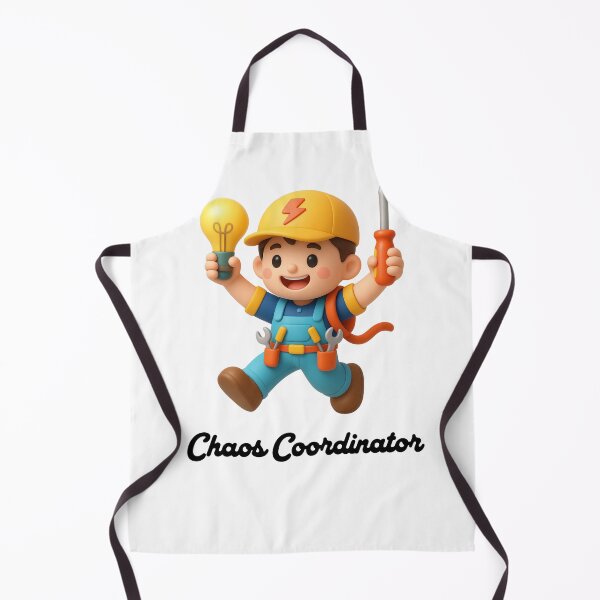 Item preview, Funny Electrician Chaos Coordinator 3D Illustration Handyman Gift designed and sold by Alexacarmen.