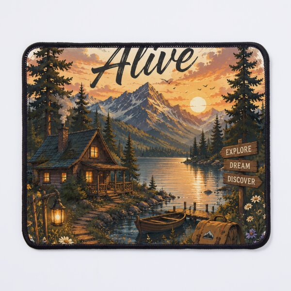 Item preview, Go Where You Feel Most Alive Adventure Poster designed and sold by CartRex.