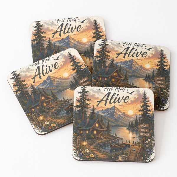 Item preview, Go Where You Feel Most Alive Adventure Poster designed and sold by CartRex.
