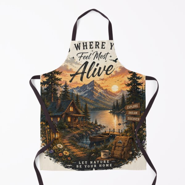 Item preview, Go Where You Feel Most Alive Adventure Poster designed and sold by CartRex.