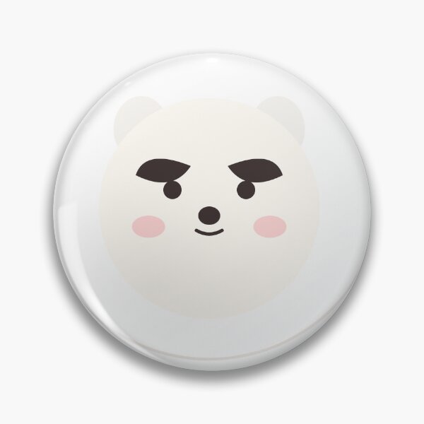 Item preview, Kawaii Cream Bear Face Sticker designed and sold by AndyStickerShop.