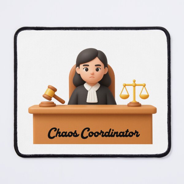 Item preview, Funny Lawyer Chaos Coordinator 3D Illustration Law Student Gift designed and sold by Alexacarmen.
