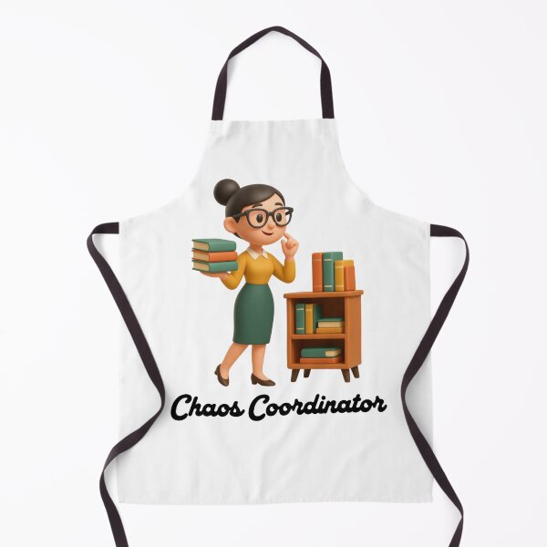 Item preview, Funny Librarian Chaos Coordinator Book Lover 3D Illustration Teacher Gift designed and sold by Alexacarmen.