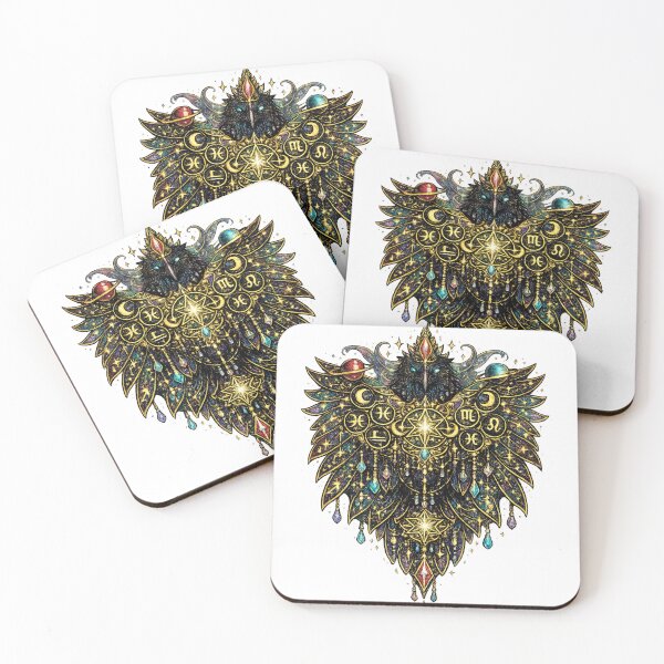 Item preview, Cosmic Zodiac Owl | Celestial Astrology Guardian | Fantasy Mystic Art designed and sold by irfanshikh.