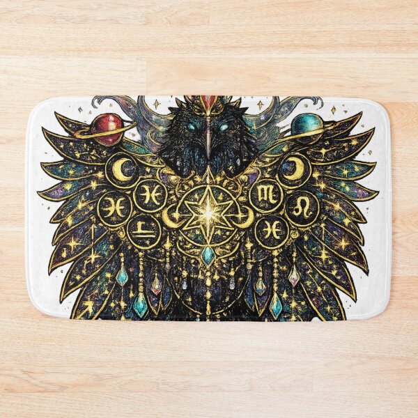 Item preview, Cosmic Zodiac Owl | Celestial Astrology Guardian | Fantasy Mystic Art designed and sold by irfanshikh.