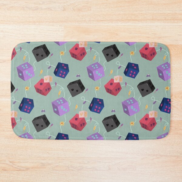 Item preview, Flower and dice pattern  designed and sold by M.lodhi.
