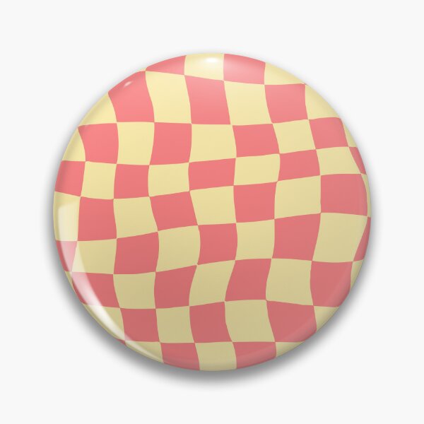 Item preview, Warped Pink and Cream Chequered Pattern designed and sold by Jeallan Designs.