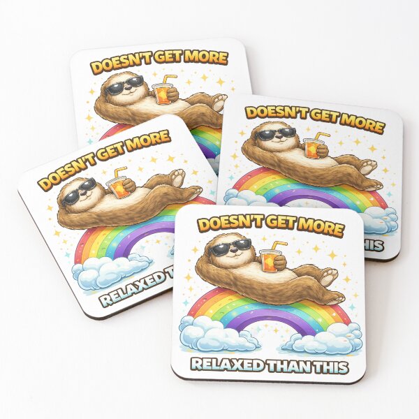 Item preview, Doesnt Get More Relaxed Than This Funny Sloth Design. designed and sold by The-T-In-Retro.
